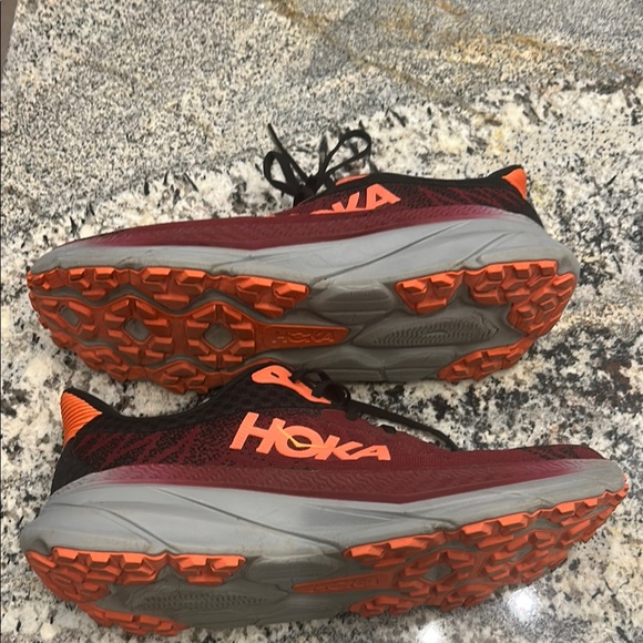 Hoka Men's Red Running Shoes sz 12 - Picture 5 of 7